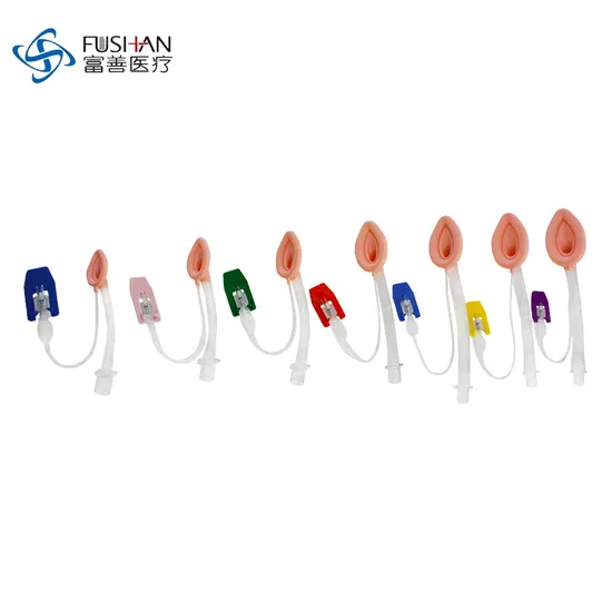 中国福山医療ホットセール製品使い捨てシリコーン喉頭マスク気道 Lma 麻酔 CE ISO FDA